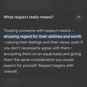 RESPECT IS CONTAGIOUS! 😁